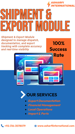 Islamabad, Software Development, Shipment & Export Module | Smart Logistics Control Software