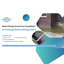 New York, Construction, Water Pooling Around Your Foundation? Fix Drainage Before Damage Starts