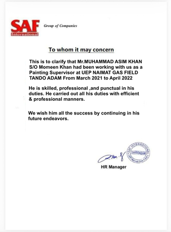 Jubail, Job Seekers, Painting & Coating Crew Foreman