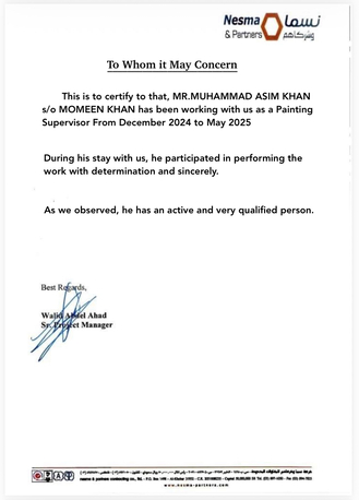 Jubail, Job Seekers, Painting & Coating Crew Foreman