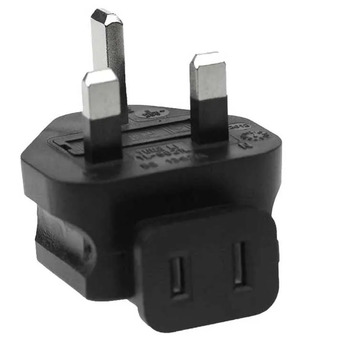 New York, Electronics, USD 6,  USA NEMA 1-15R To UK Fused BS1363 Angled Power Plug Adapter