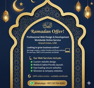 Dubai, Web Design & Development, Web Design And Development Services In The UAE And Worldwide By Grand Union Web Solutions