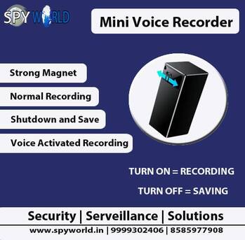 Jaipur, Electronics, INR 1299,  Secret Voice Recorder In Jaipur By SpyWorld