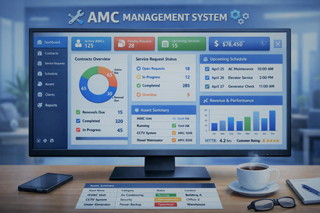 Noida, Software Development, Simplify Contract Tracking With An Advanced AMC Management System