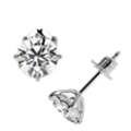 USD 1629,  Buy 3.00 Cttw Round Cut Lab Grown Diamond Earrings For Her At GemsNY