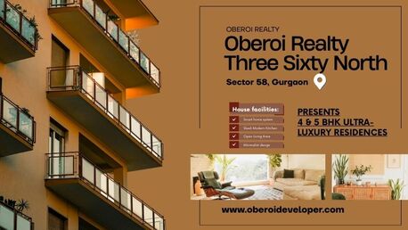 Gurgaon, Real Estate For Sale, 2 BR,  Oberoi Three Sixty North Sector 58 Gurgaon | Prime Luxury Homes