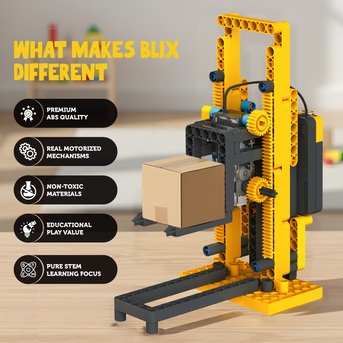 Mumbai, Toys & Games, INR 999,  BLIX Forklift &ndash; Engineering & Construction STEM Toy For Kids