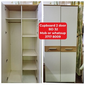 Manama, Furniture, BHD 32,  🌍🌐Cupboard 2 Door In Good Condition For Sale With Delivery