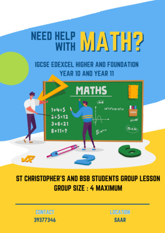 Saar, Lessons Offered, Math Tutor