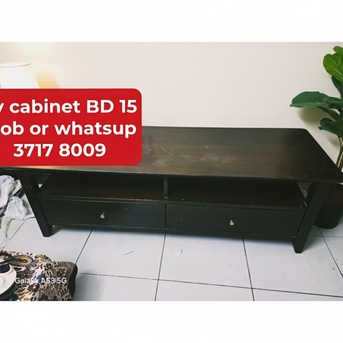 Manama, Furniture, BHD 15,  🌍🌐Tv Cabinet In Good Condition For Sale With Delivery