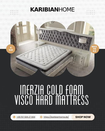 Berlin, Furniture, EUR 300,  Fester Liegekomfort Mit Visco-Technologie &ndash; Inerzia Kaltschaum Matratze