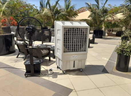 Dubai, Air Conditioning, Outdoor Misting Fans / Evaporative Air Coolers / Misting Solutions