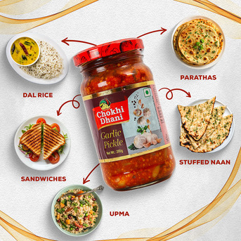 Jaipur, Food, INR 170,  Buy Garlic Pickle Online At Chokhi Dhani Foods