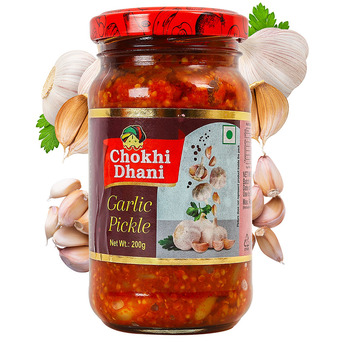 Jaipur, Food, INR 170,  Buy Garlic Pickle Online At Chokhi Dhani Foods