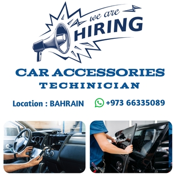 Hidd, Jobs, Car Accessories Techinician Required