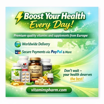 Dubai, Health & Beauty Items, AED 30,  ⚡ Boost Your Health Every Day! Premium-quality Vitamins And Supplements From Europe.
