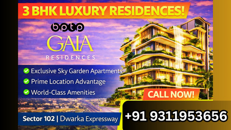 Haryana, Real Estate For Sale, INR 45249000,  3 BR,  2106 Sq. Feet,  BPTP Modern Tower Launch Dwarka Expressway +91 9311953656