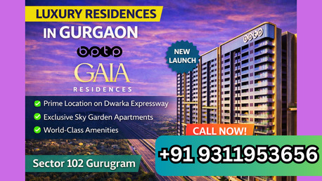 Haryana, Real Estate For Sale, INR 45269000,  3 BR,  2106 Sq. Feet,  BPTP Smart Housing Dwarka Expressway +91 9311953656