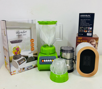 Gudaibiya, Furniture, BHD 10,  Blender Juicer+grinder Coffee Spicy Nuts+Room Heater All New Bd10 خلاط وعصارة + مطحنة قهوة