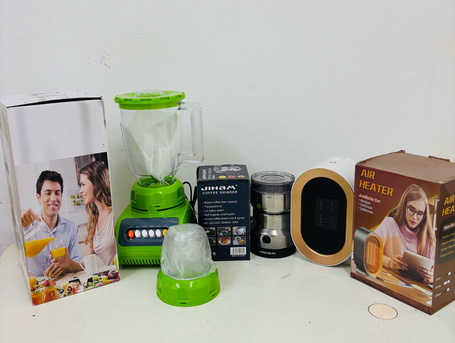 Gudaibiya, Furniture, BHD 10,  Blender Juicer+grinder Coffee Spicy Nuts+Room Heater All New Bd10 خلاط وعصارة + مطحنة قهوة