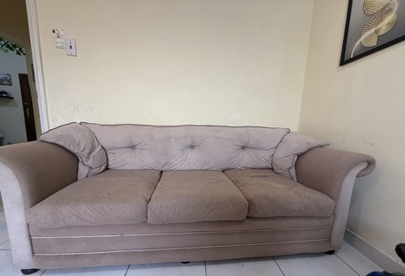 Al Rehab, Furniture, SAR 500,  Selling 7 Seater Sofa Plus One L Shape Sofa SAR 500 Including Home Delivery