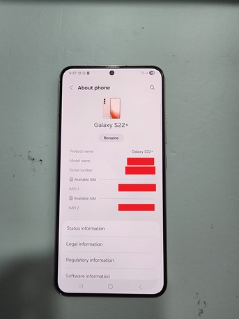 Riyadh, Mobile Phones, SAR 1500,  Used Samsung Galaxy S22 For Sale