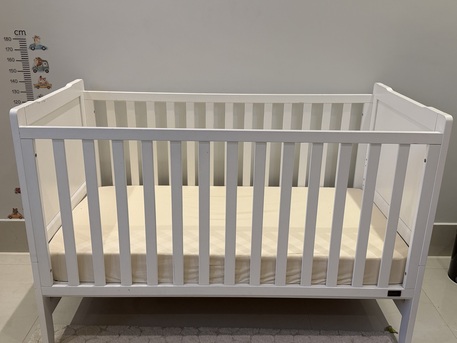 Riyadh, Baby & Kid Stuff, SAR 400,  Baby Cot (70x140) With Mattress & Play Pen