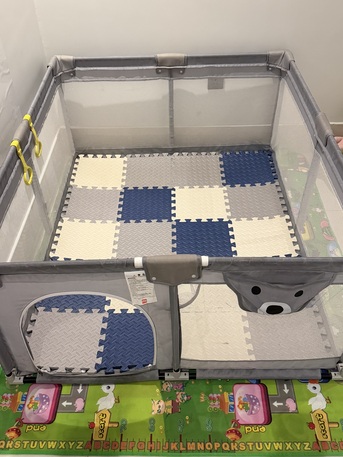 Riyadh, Baby & Kid Stuff, SAR 400,  Baby Cot (70x140) With Mattress & Play Pen