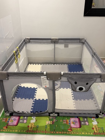 Riyadh, Baby & Kid Stuff, SAR 400,  Baby Cot (70x140) With Mattress & Play Pen