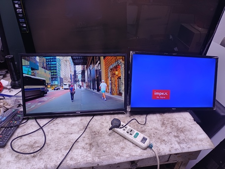 Jeddah, Electronics, SAR 200,  2 24" LED Monitors / TVs For CCTV Viewing