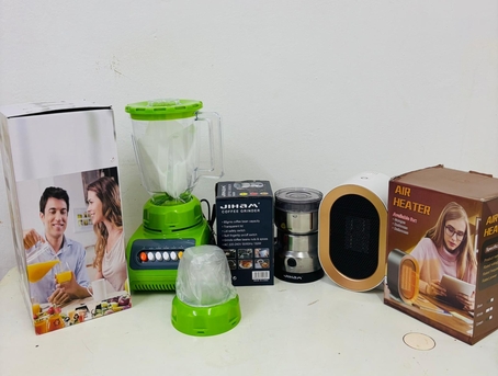Gudaibiya, Air Conditioners, BHD 10,  Blender Juicer+grinder Coffee Spicy Nuts+Room Heater All New Bd10 خلاط وعصارة + مطحنة قهوة