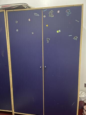 Hara, Furniture, SAR 400,  2 IKEA Blue Robin Single Wardrobe Used