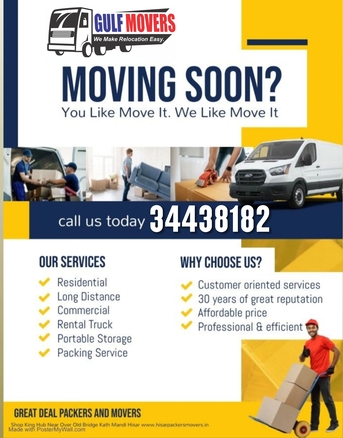 Juffair, Labor/Moving, Movers In Bahrain