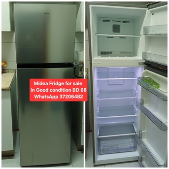 Manama, Appliances, BHD 68,  ✅️ Midea Double Door Fridge For Sale In Good Condition With Delivery