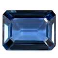 USD 9253,  Shop Emerald Cut Vivid Blue Natural Sapphires