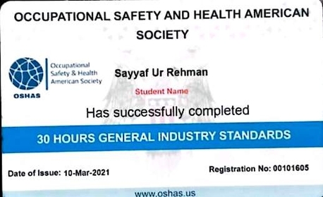 Riyadh, Job Seekers, Safety Officer Position