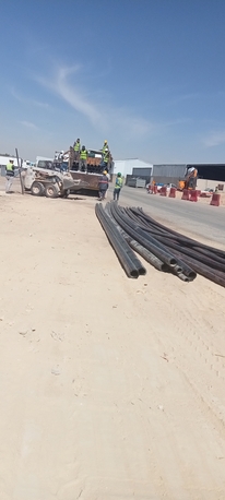 Riyadh, Construction, HDPE Pipe Joint Work