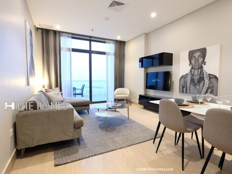 Salmiya, Apartments/Houses, KWD 1000/month,  Furnished,  2 BR,  Two Bedroom Apartment Now Available With Balcony And Sea View, Salmiya.