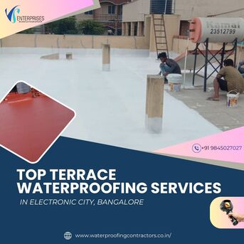 Bangalore, Construction, Top Terrace Waterproofing Contractors In Electronic City, Bangalore