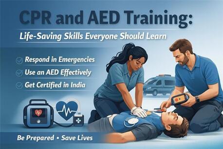 Gurgaon, Education, CPR And AED Training: Life-Saving Skills Everyone Should Learn