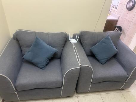 Dammam, Furniture, SAR 250,  2-Seater Sofa Set For Sale &ndash; Excellent Condition