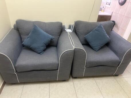 Dammam, Furniture, SAR 250,  2-Seater Sofa Set For Sale &ndash; Excellent Condition
