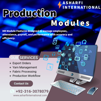 Islamabad, Software Development, Production Module | Smart Manufacturing Control