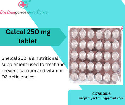 New York, Health, Calcal 250 Mg Tablet | Calcium Carbonate & Vitamin D3 Supplement