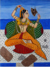 Jaipur, Collectibles, INR 035000,  Rajasthani Watercolour Mastery: A Celebration Of Cultural Narrative