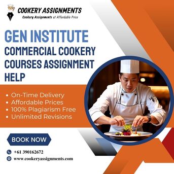 Sydney, Education, Master The Culinary Arts: Gen Institute Commercial Cookery & Assignment Help