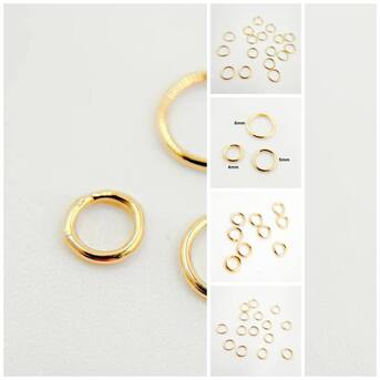 New York, Jewelry, USD 25,  Premium Gold Jump Rings For Jewelry Assembly