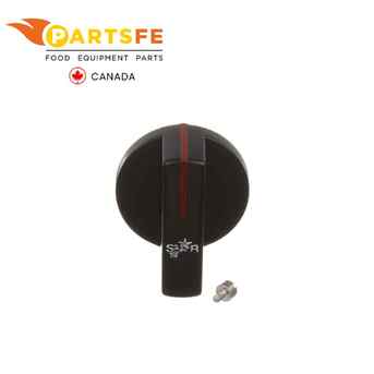 New York, Appliances, USD 54,  Star Mfg 2R-Z1274 Black Thermostat Indicator Knob W/ Red Line With Stop Screw/stud,2-1/4"