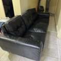 Leather And Fabric Sofa FREE