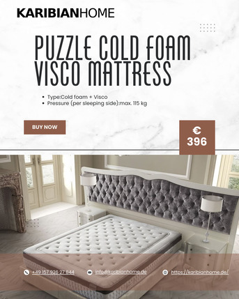 Berlin, Furniture, EUR 300,  Puzzle Cold Foam Visco Mattress &ndash; Pr?zise Unterst?tzung F?r Gesunde Schlafhaltung
